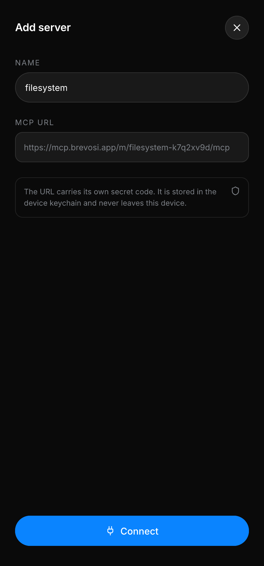 Brevosi: External servers