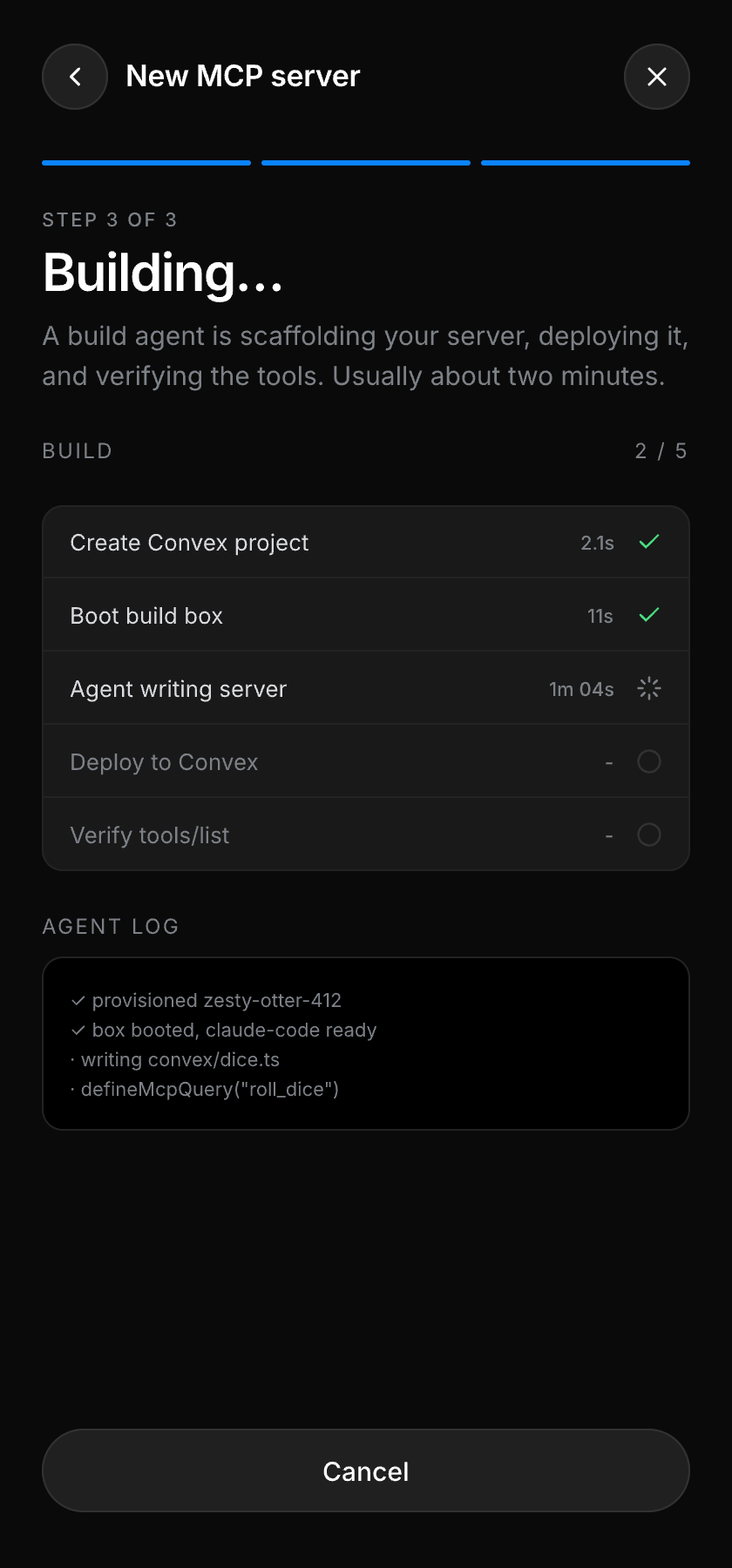 Brevosi: Build